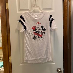 Mickey and Minnie Mouse womens size small t shirt